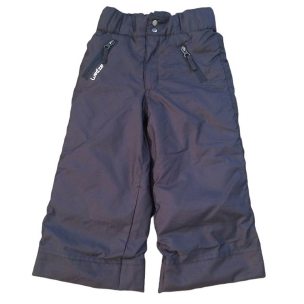 Wed'ze Kid's Gray Decathlon Insulated  Snow Pants‎ Sz. 4 (unisex) NWOT